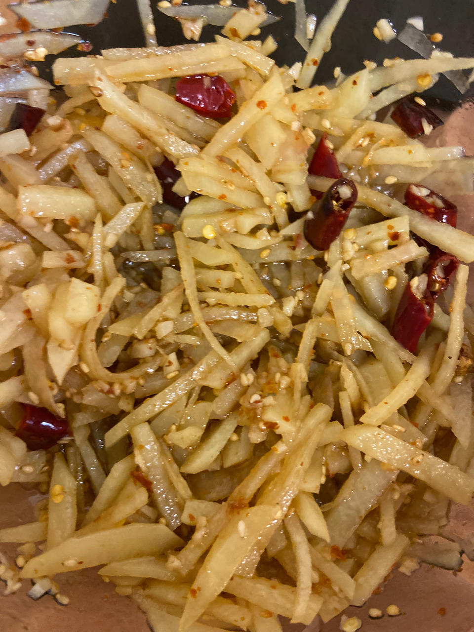 五分钟搞定‼酸爽开胃的凉拌酸辣土豆丝