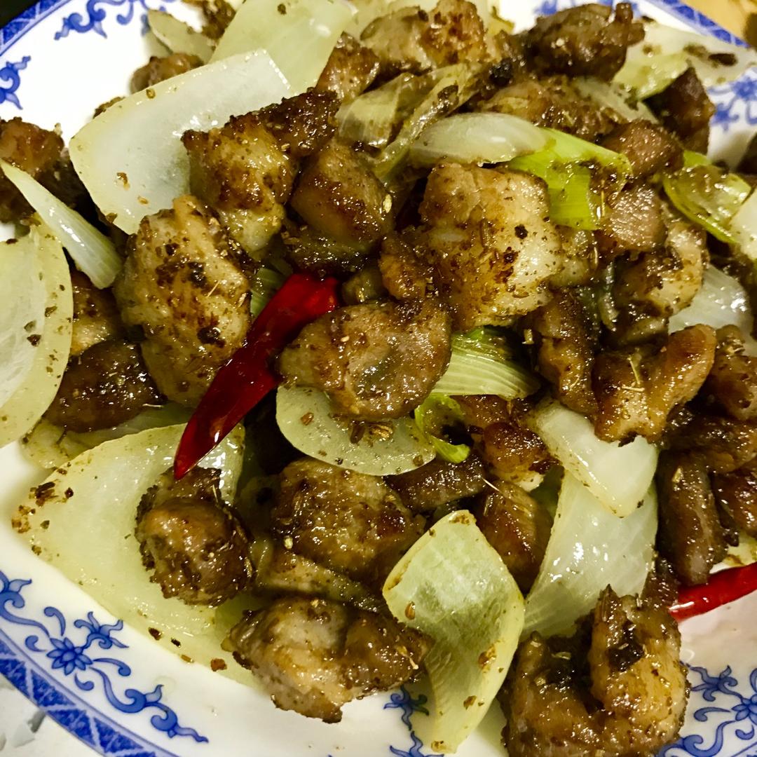 孜然羊肉粒