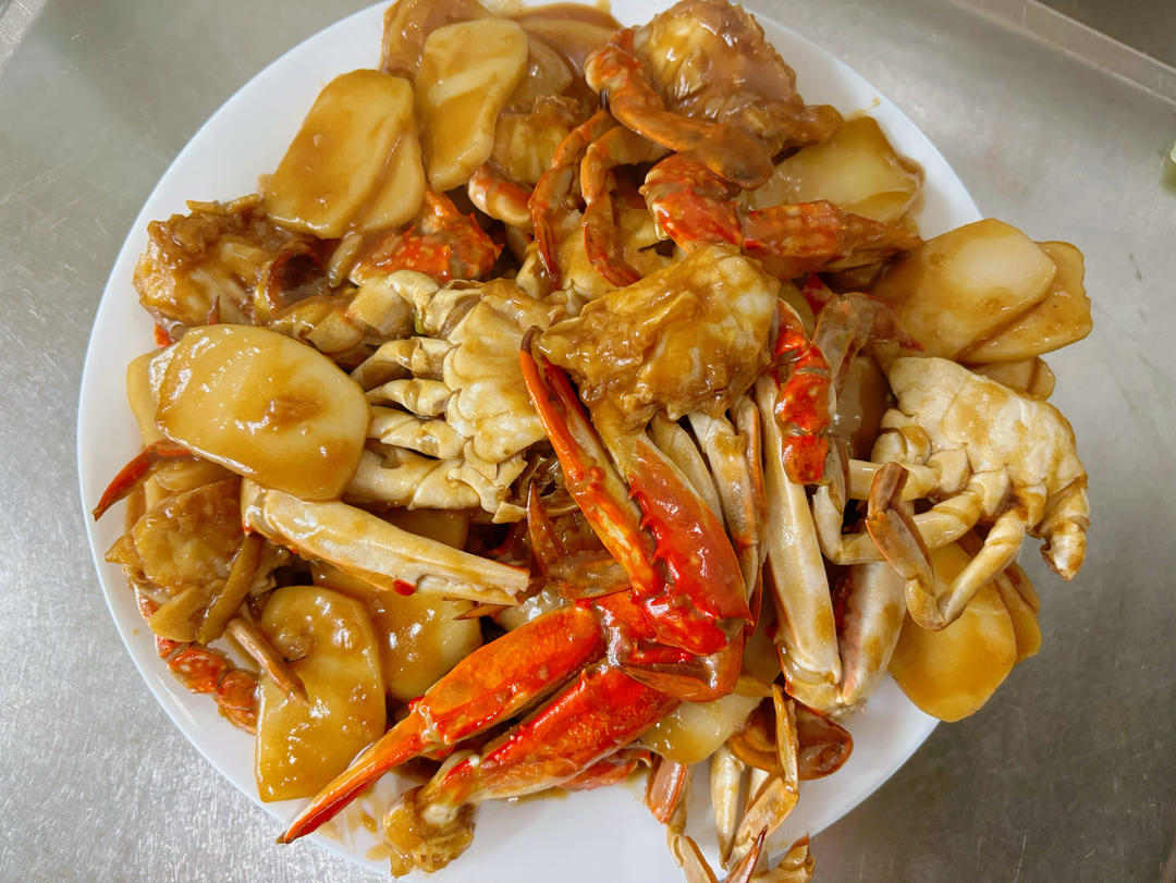 堂妈教你做螃蟹炒年糕