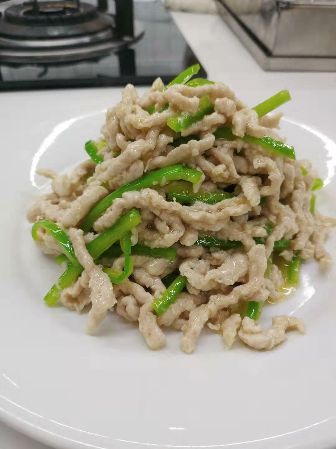 青椒肉丝的做法