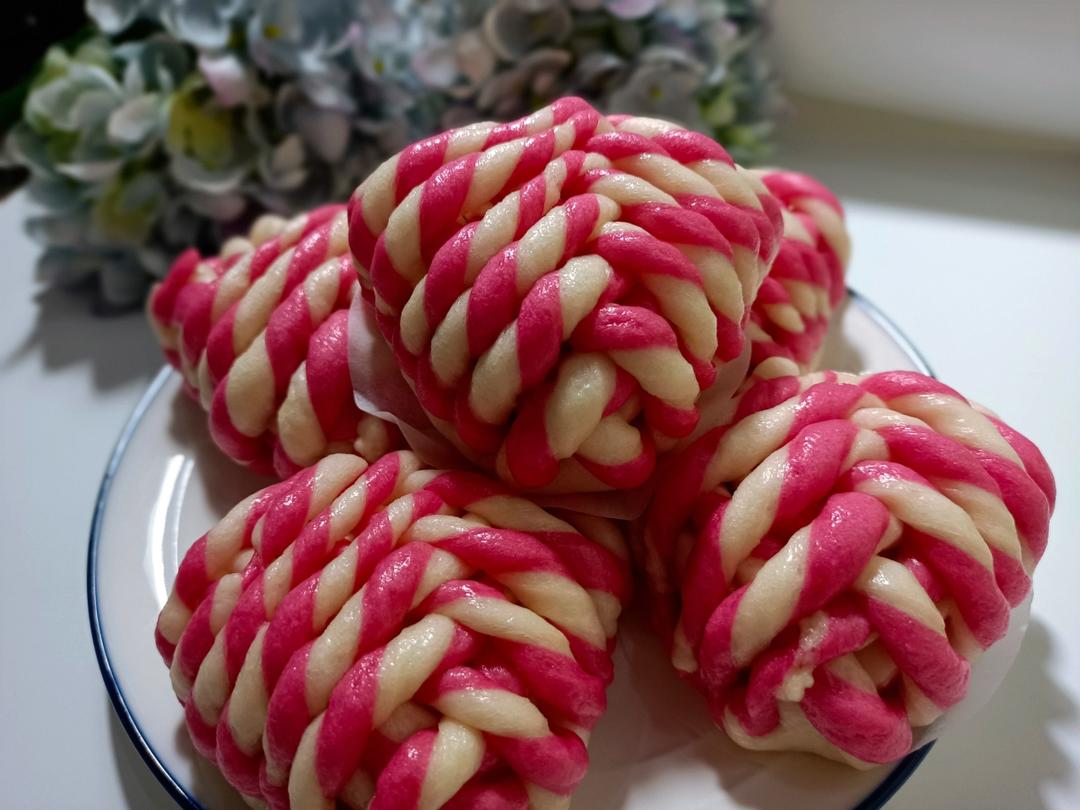 花儿馒头9              花式豆沙包A