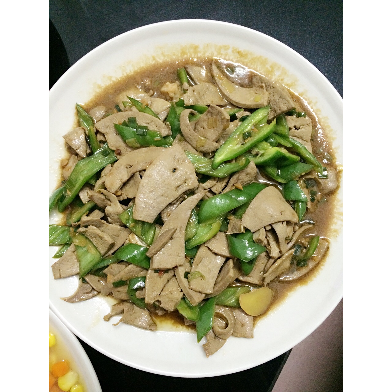 快手菜之小炒猪肝