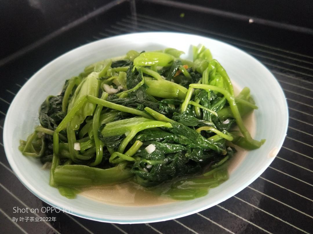 蒜炒空心菜