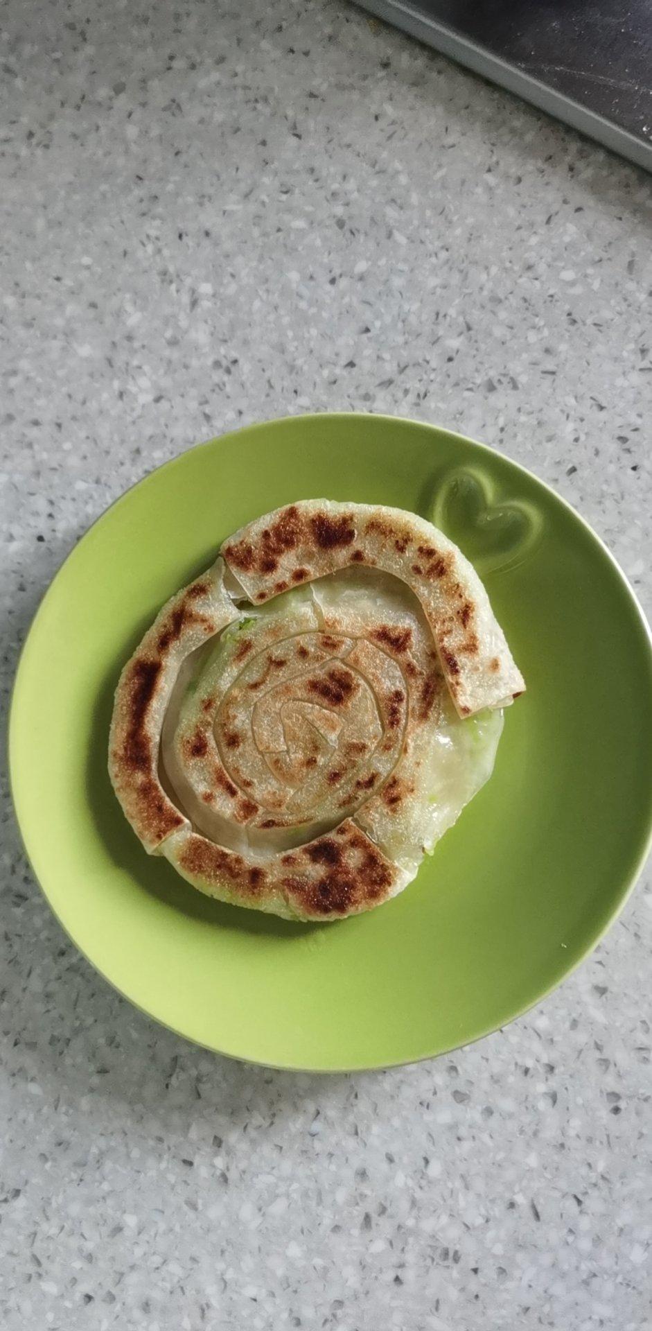 葱油饼（馄饨皮版）