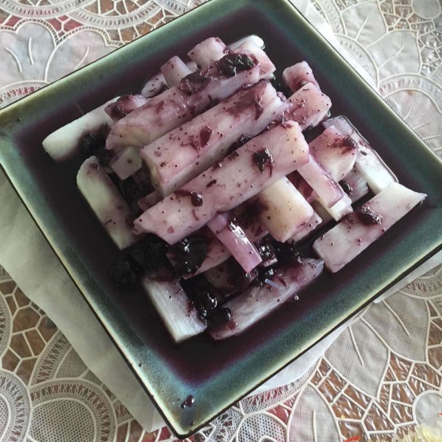 冰镇蓝莓山药