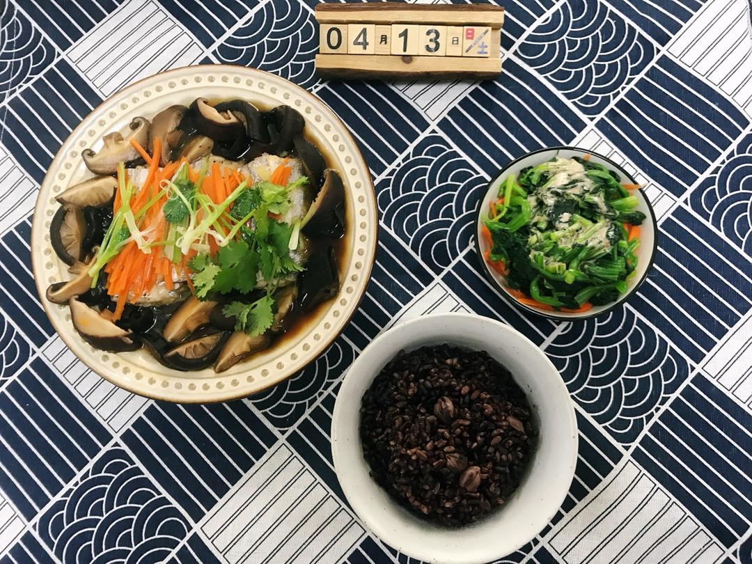 【营养月子餐】香菇木耳蒸带鱼——促进宝宝智力发育