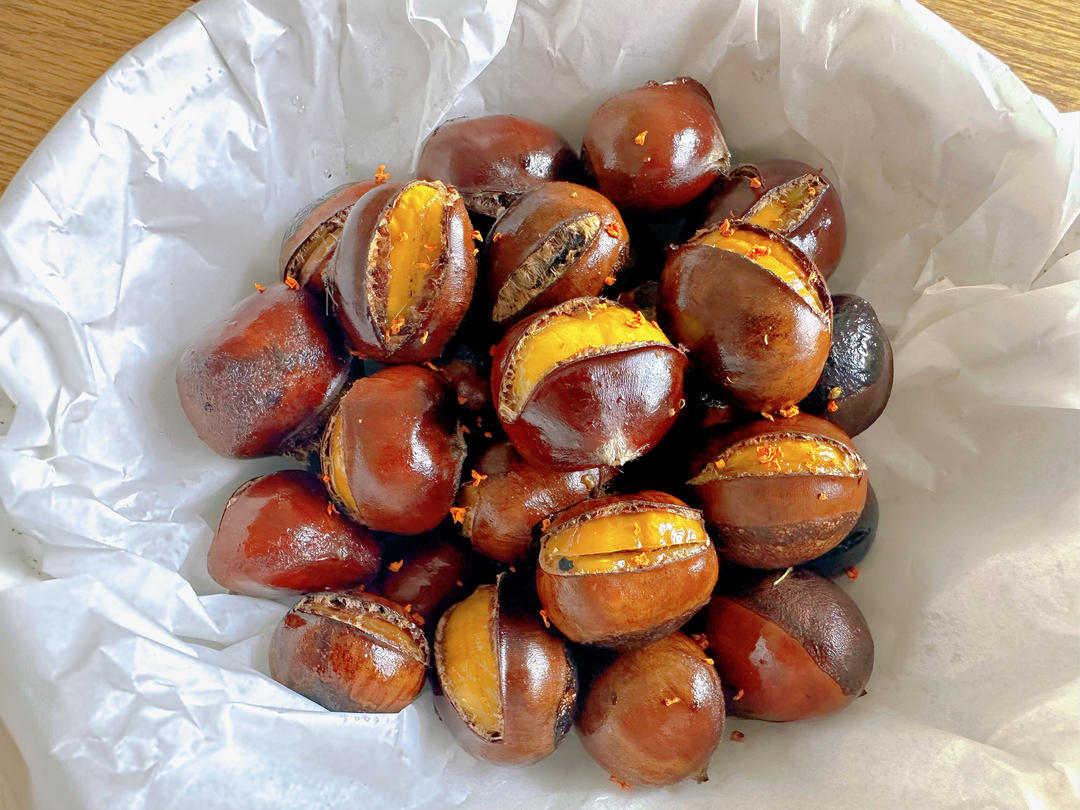 ‼️香甜软糯‼️轻松好剥㊙️烤箱版糖炒栗子