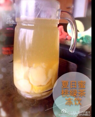 夏日冰爽蜜桃冰茶