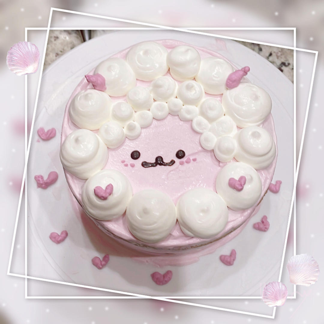 真的超简单！初级裱花也能装饰出超萌小绵羊~