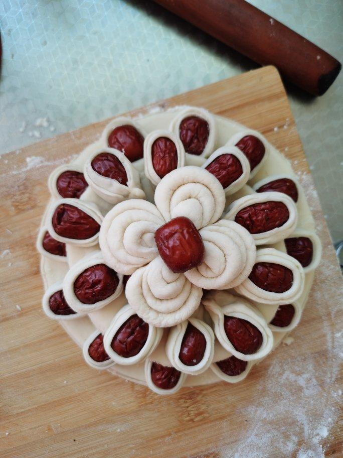 吃货欣姐做的枣花馒头