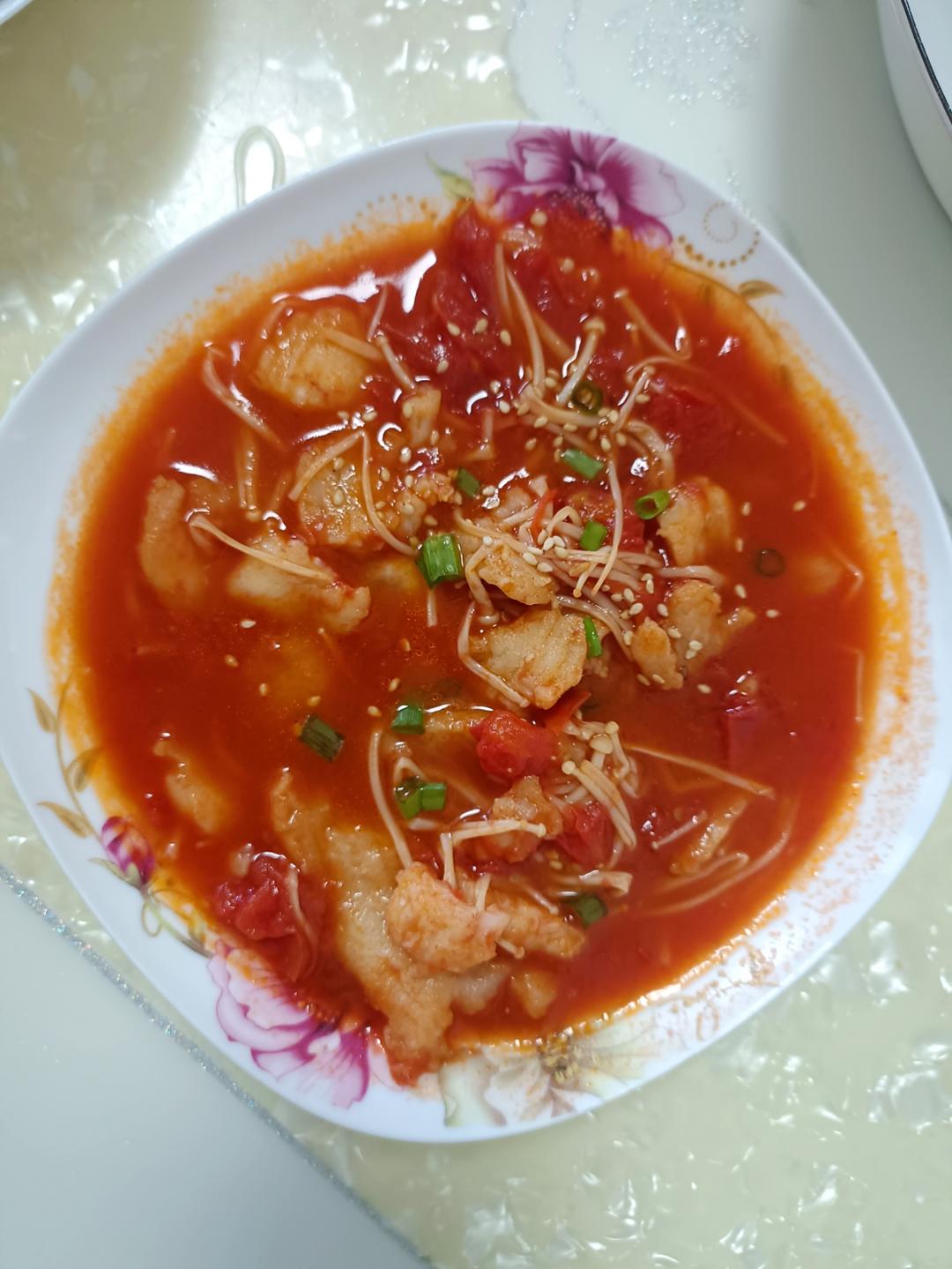 番茄鱼巴沙鱼（也可以用番茄龙利鱼），番茄酱汁超浓郁，营养又下饭！