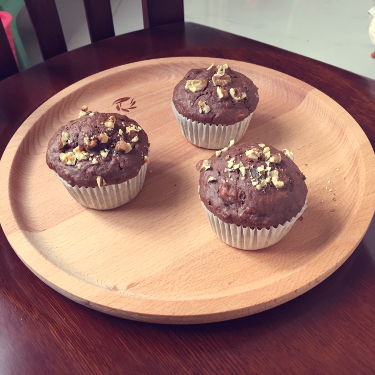 香蕉巧克力马芬muffin