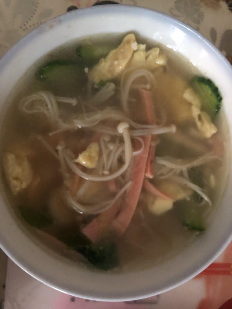 低脂低卡的黄瓜虾仁蛋汤