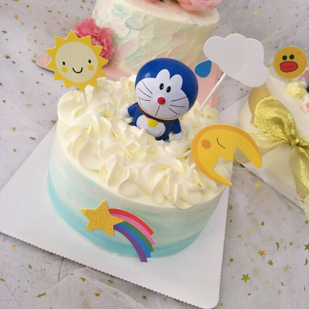 多啦A梦 机器猫生日蛋糕