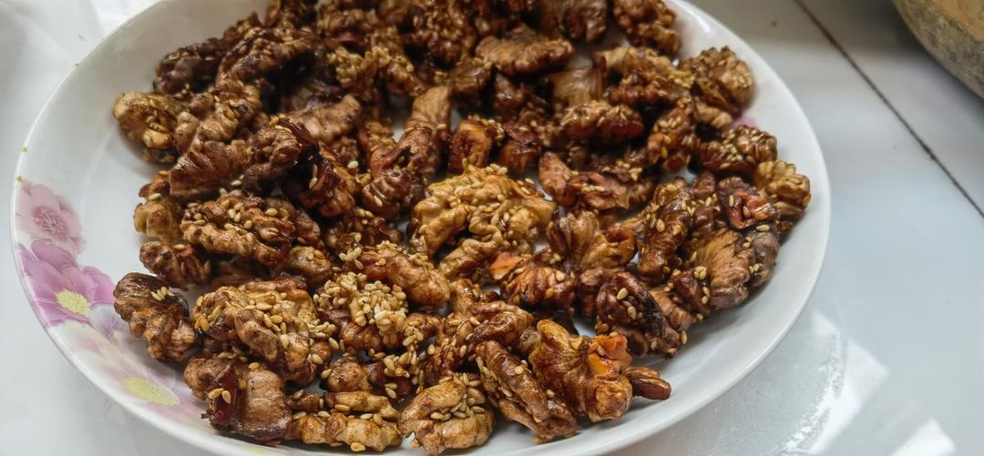 5min空气炸锅琥珀核桃-零失败