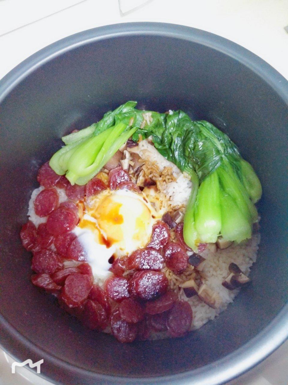 电饭煲 【电饭煲腊肠煲仔饭】 余姚林夕梦体验店做的【电饭煲腊肠煲仔