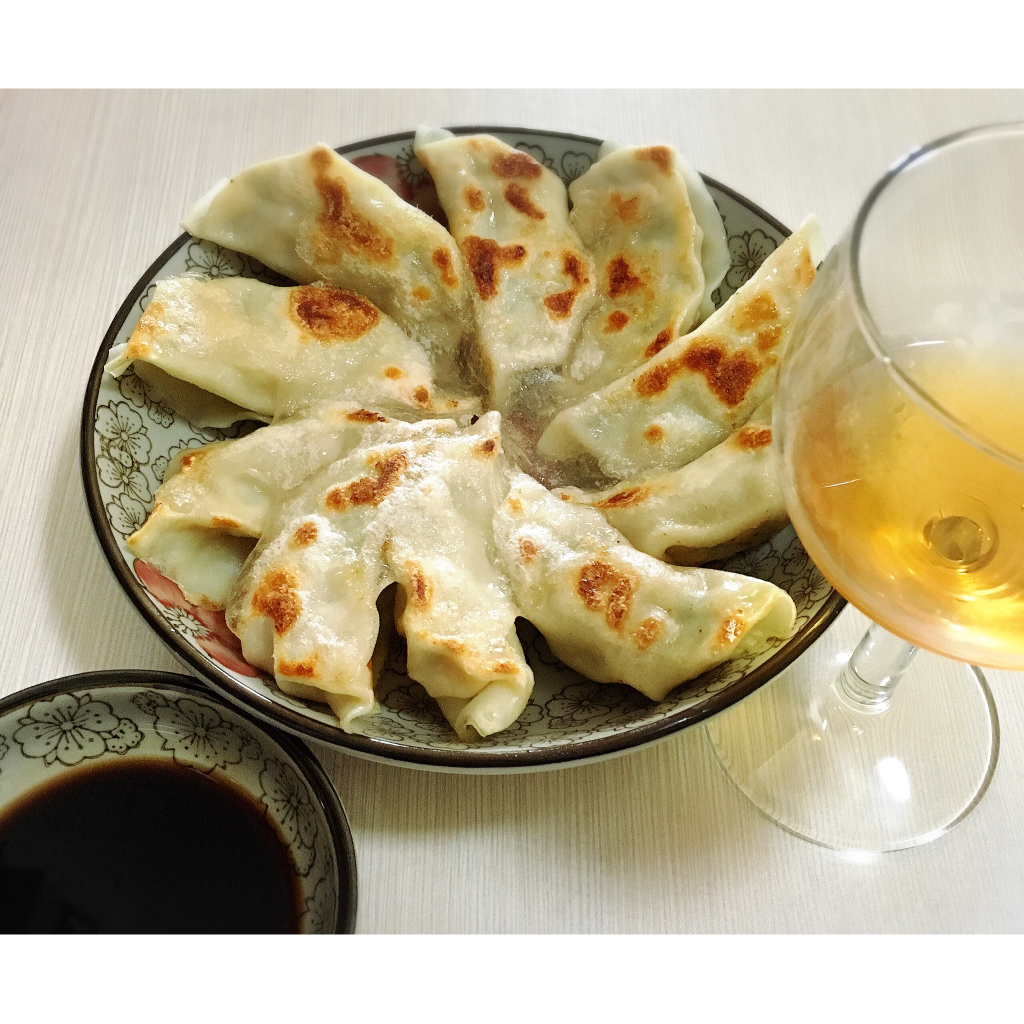 日式煎饺(隔夜水饺版)