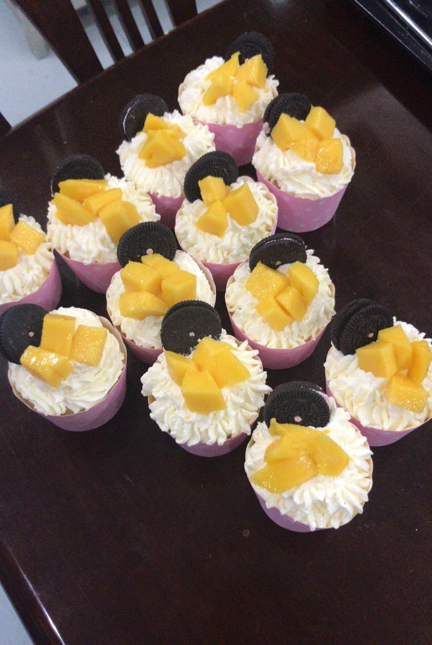 鲜奶油戚风杯子蛋糕（纸杯蛋糕）