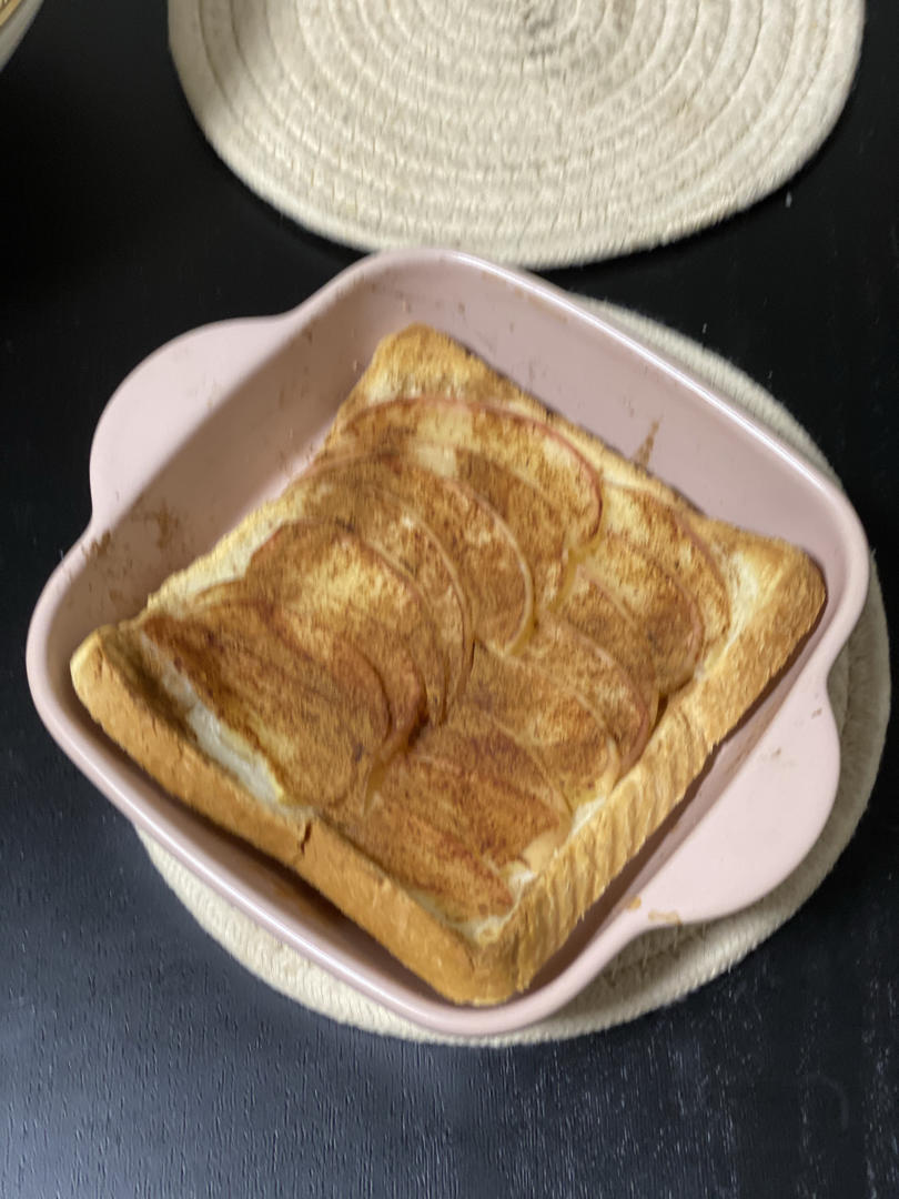 低热量吐司苹果派