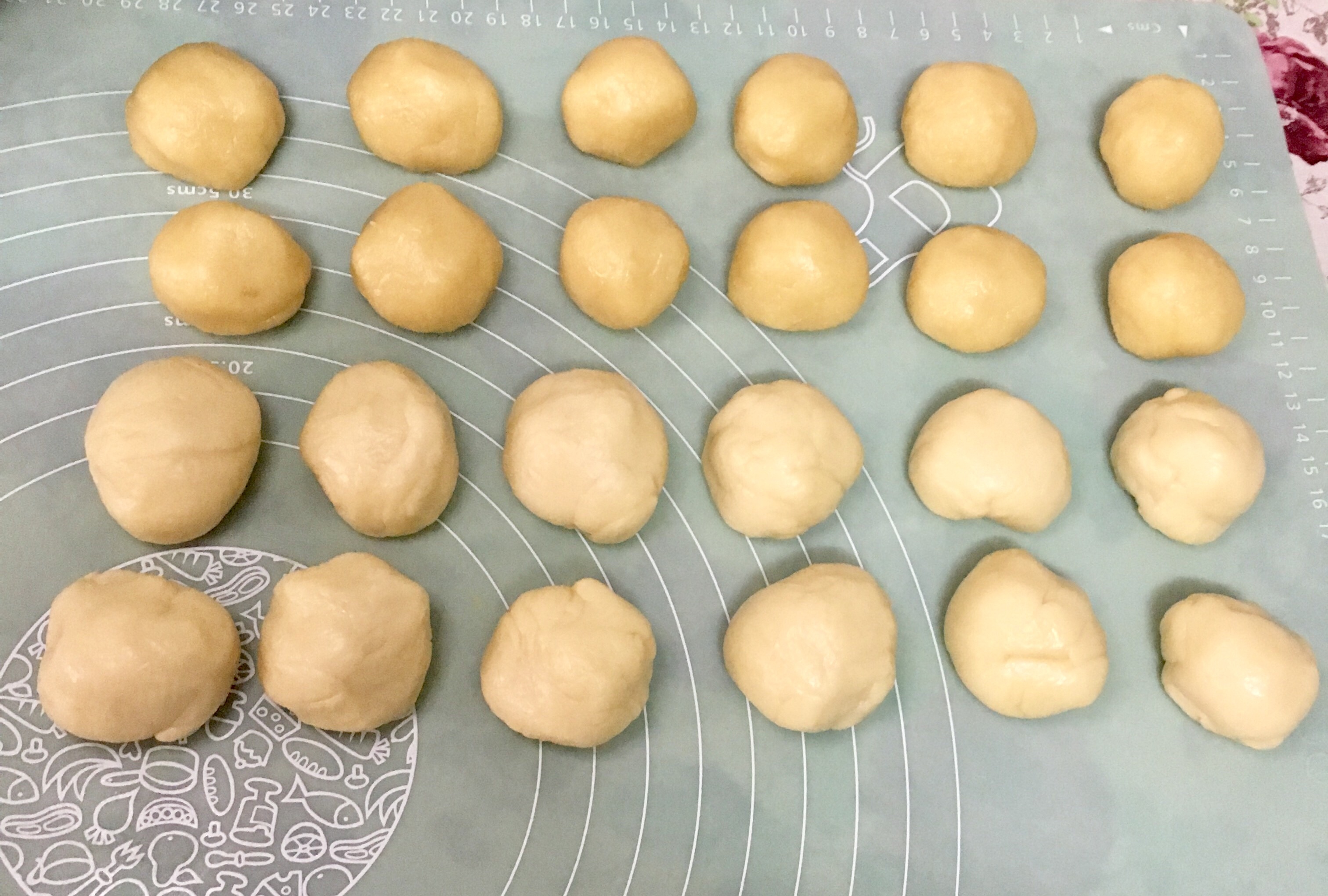 千层酥皮绿豆饼（烤箱加平底锅版）的做法 步骤3