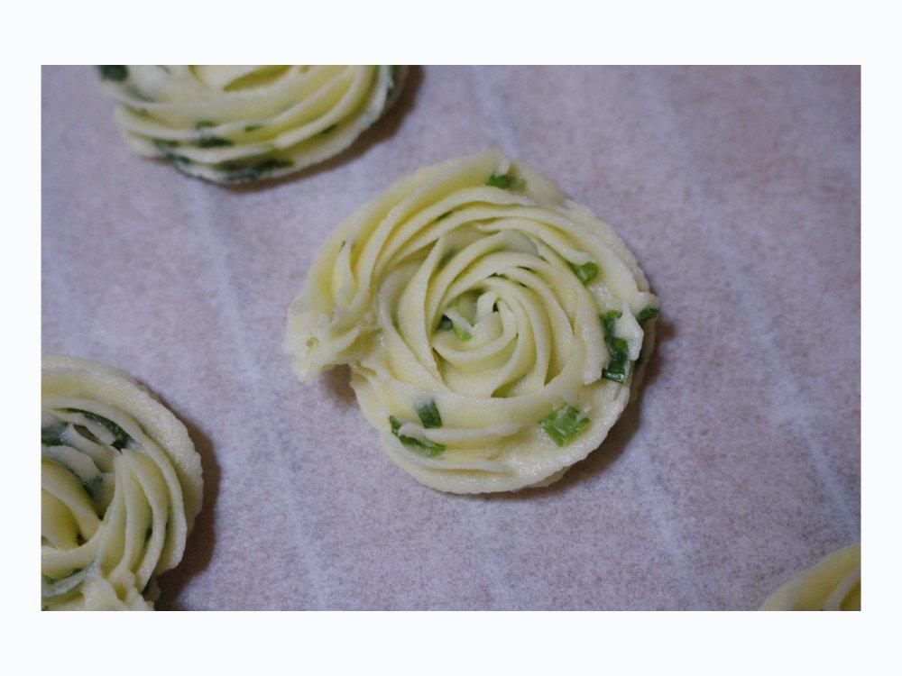 香酥又好挤的香葱曲奇