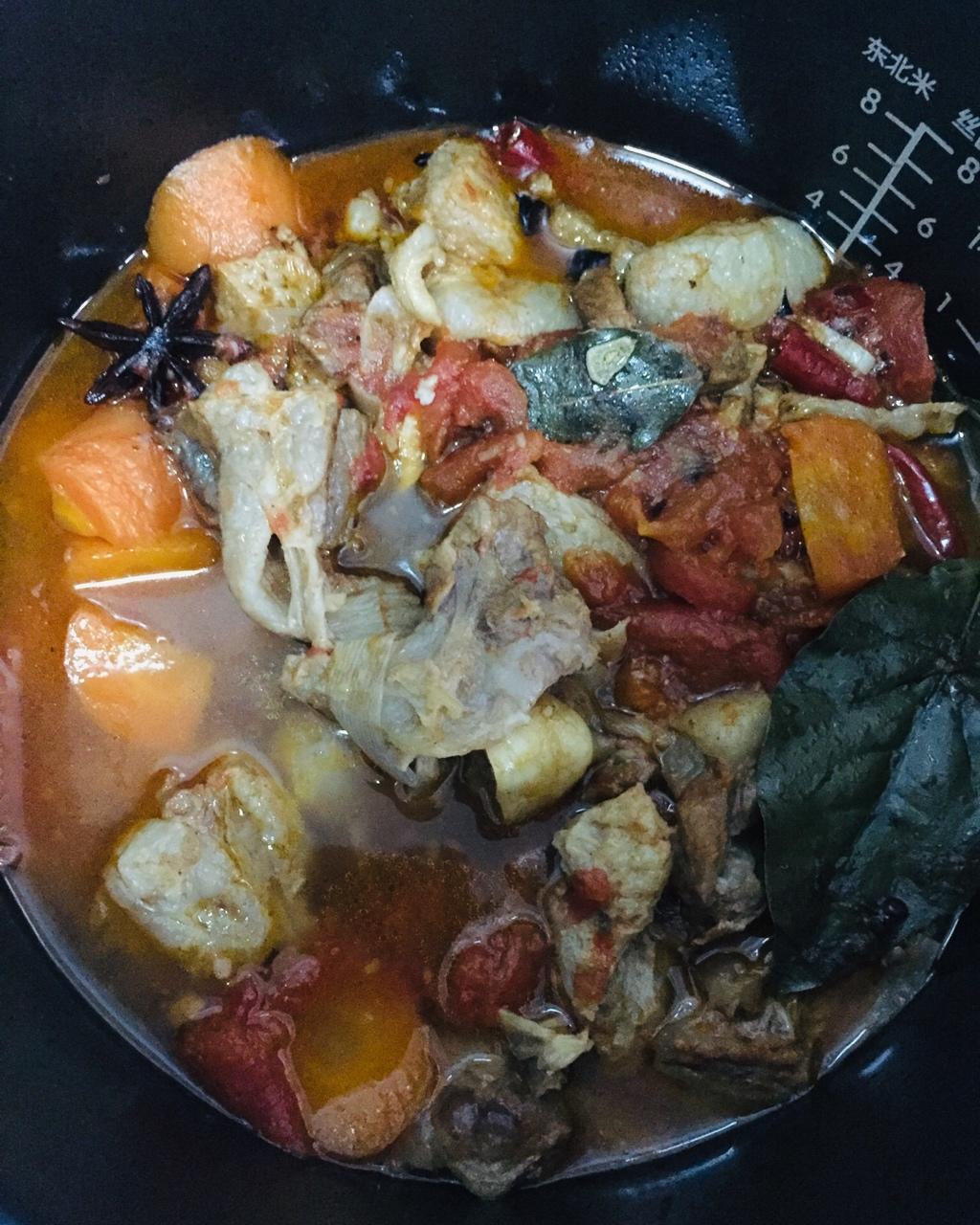 番茄土豆炖牛腩