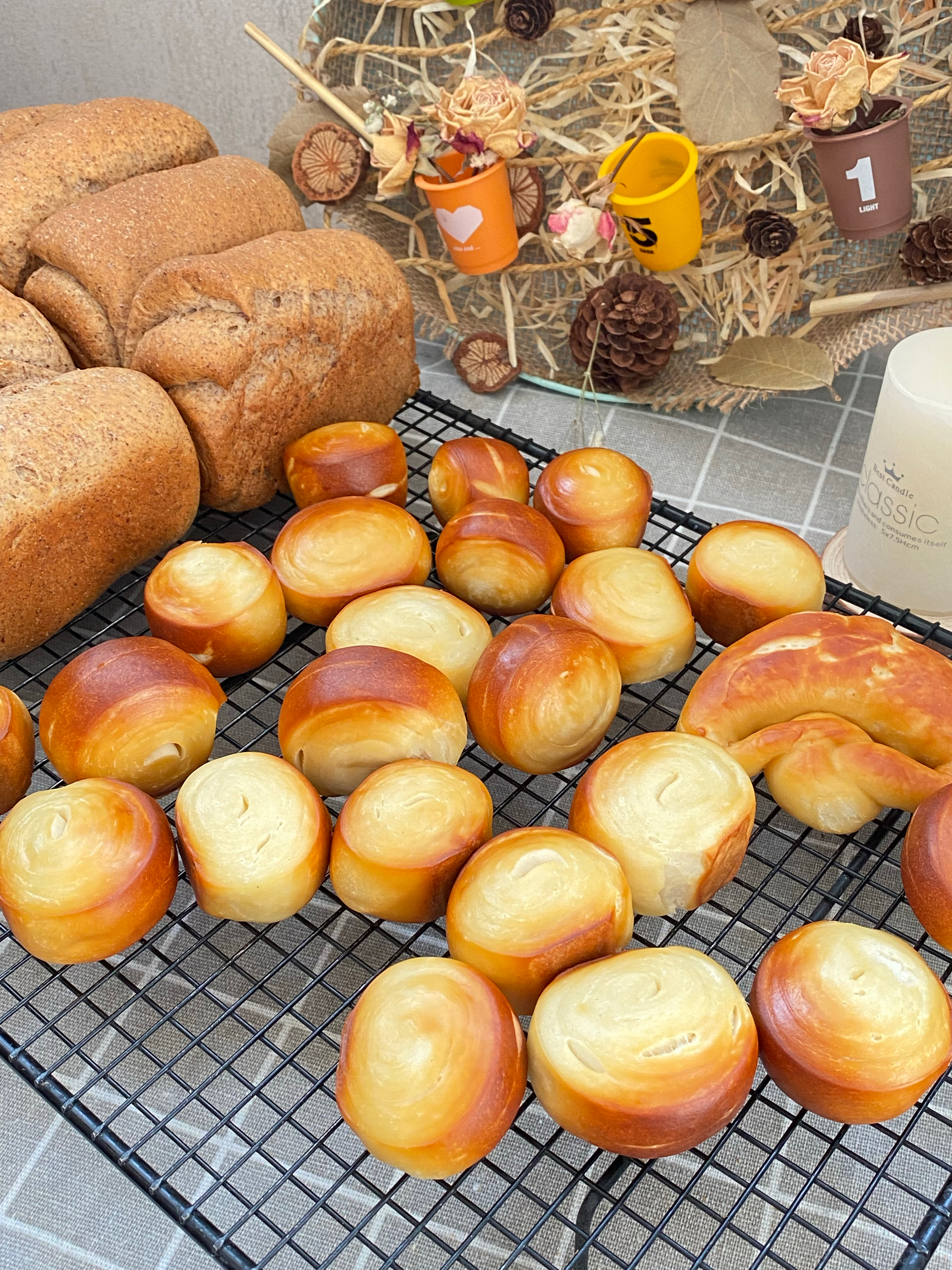 #烤100个面包# 🍞010 明星店的「碱水小丸子&小肉丸」