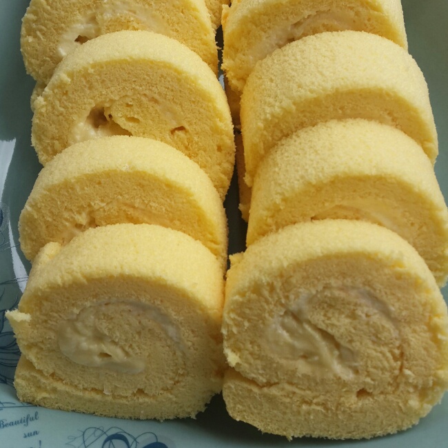 烫面戚风蛋糕卷，平凡，不平淡。