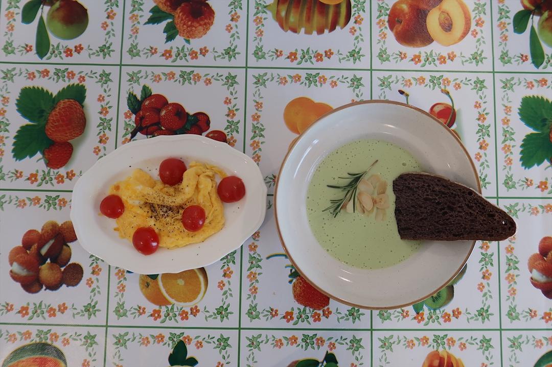 【高蛋白】清爽咸口毛豆浓汤