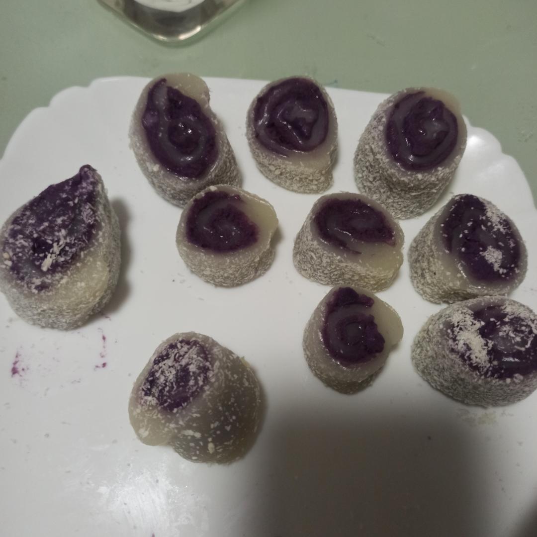 紫薯椰蓉糯米卷