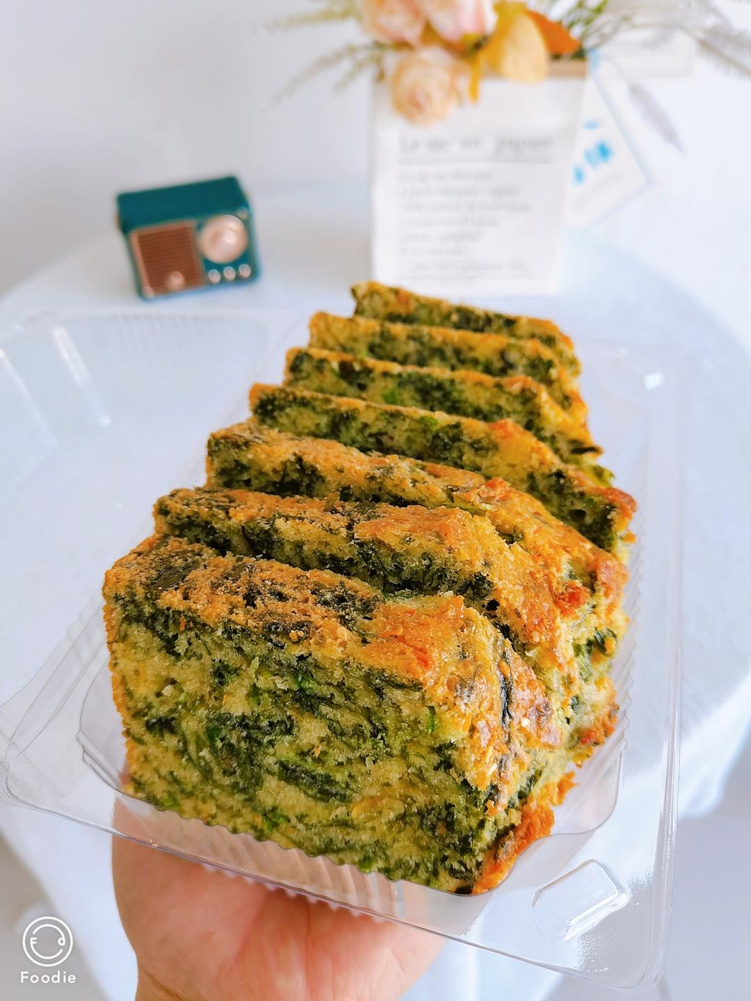 葱香紫菜肉松烤蛋糕