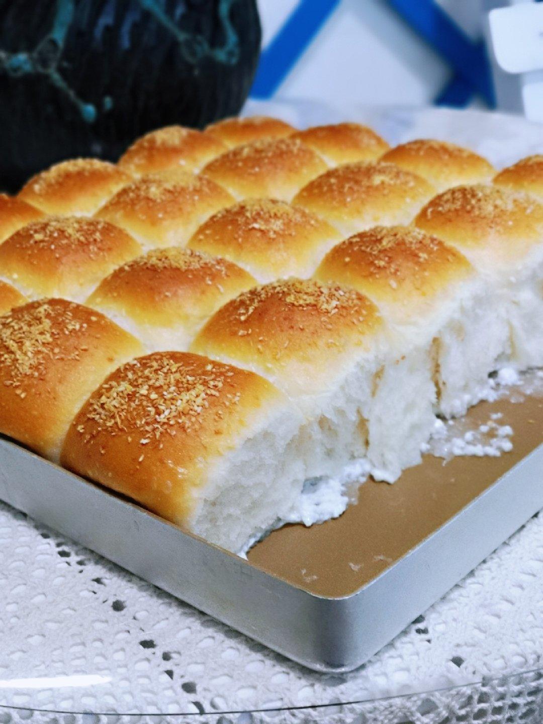 暖暖阳阳我的爱做的太好吃椰浆面包