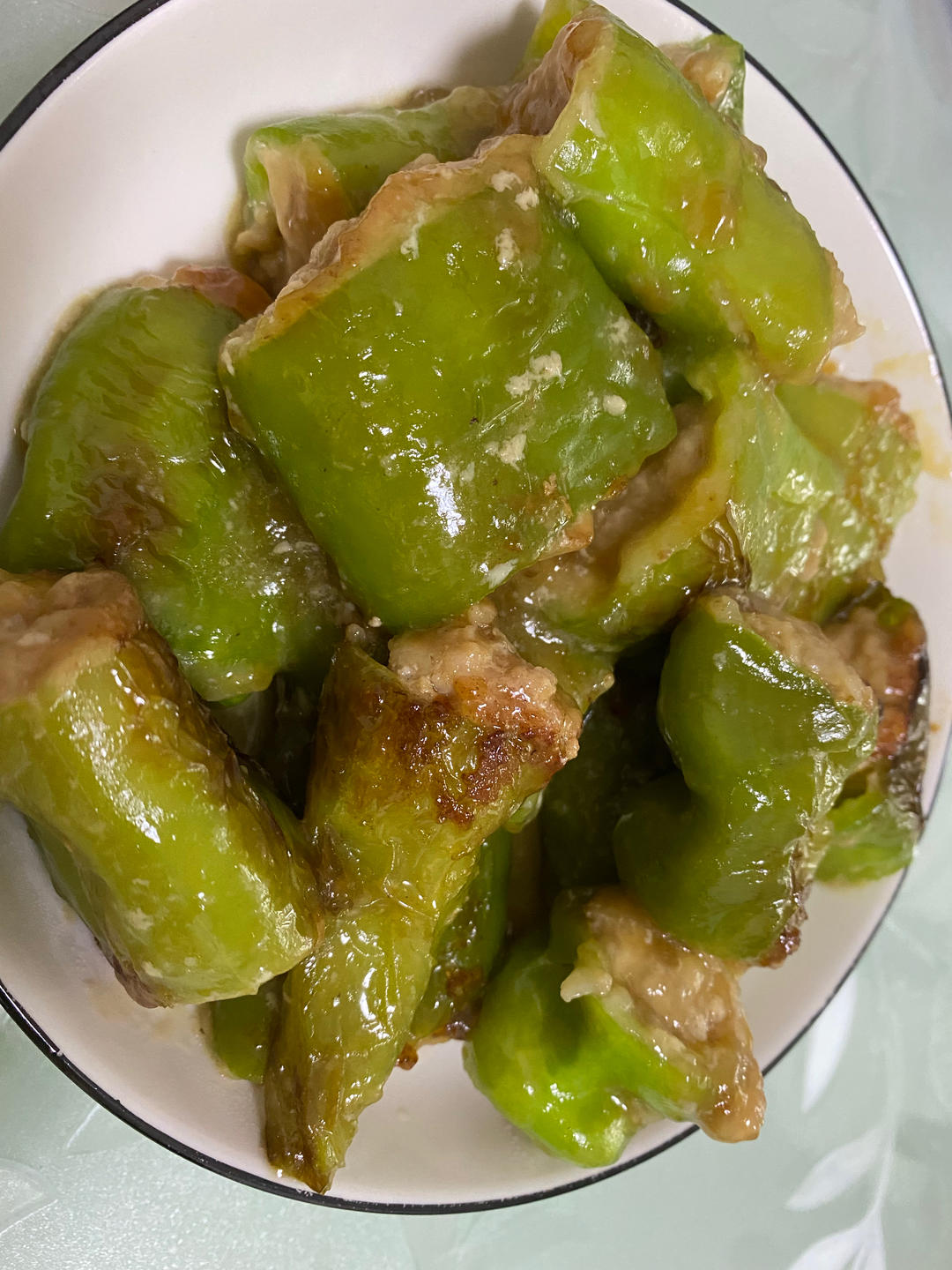 销魂青椒酿肉【超级下饭】