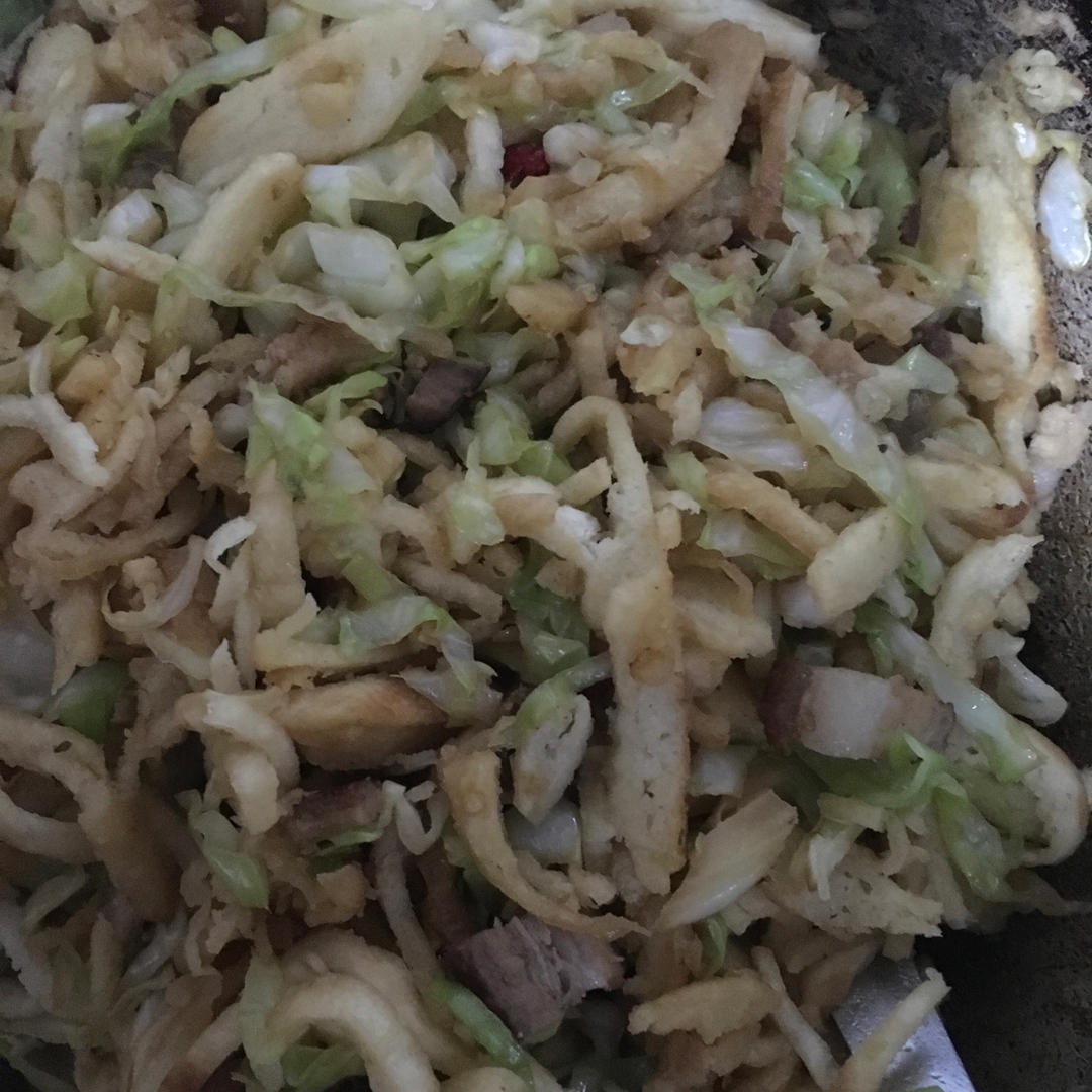 肉丝炒饼