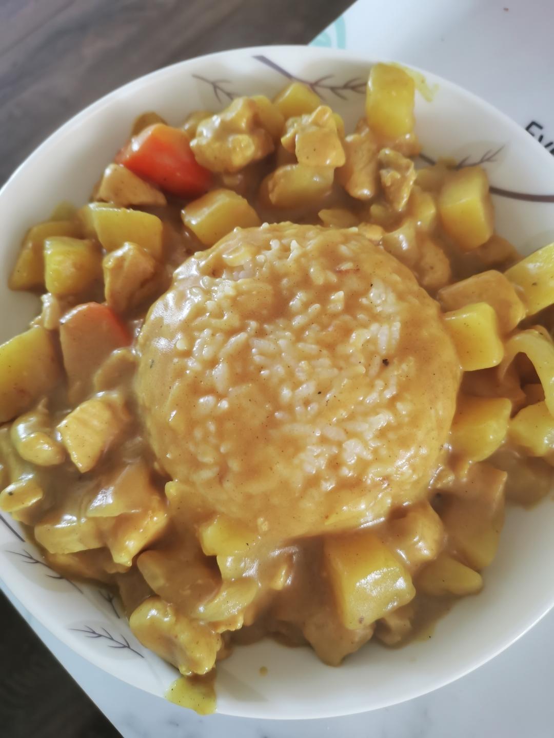 1/100零失败咖喱鸡肉饭        招牌咖喱鸡  yyds