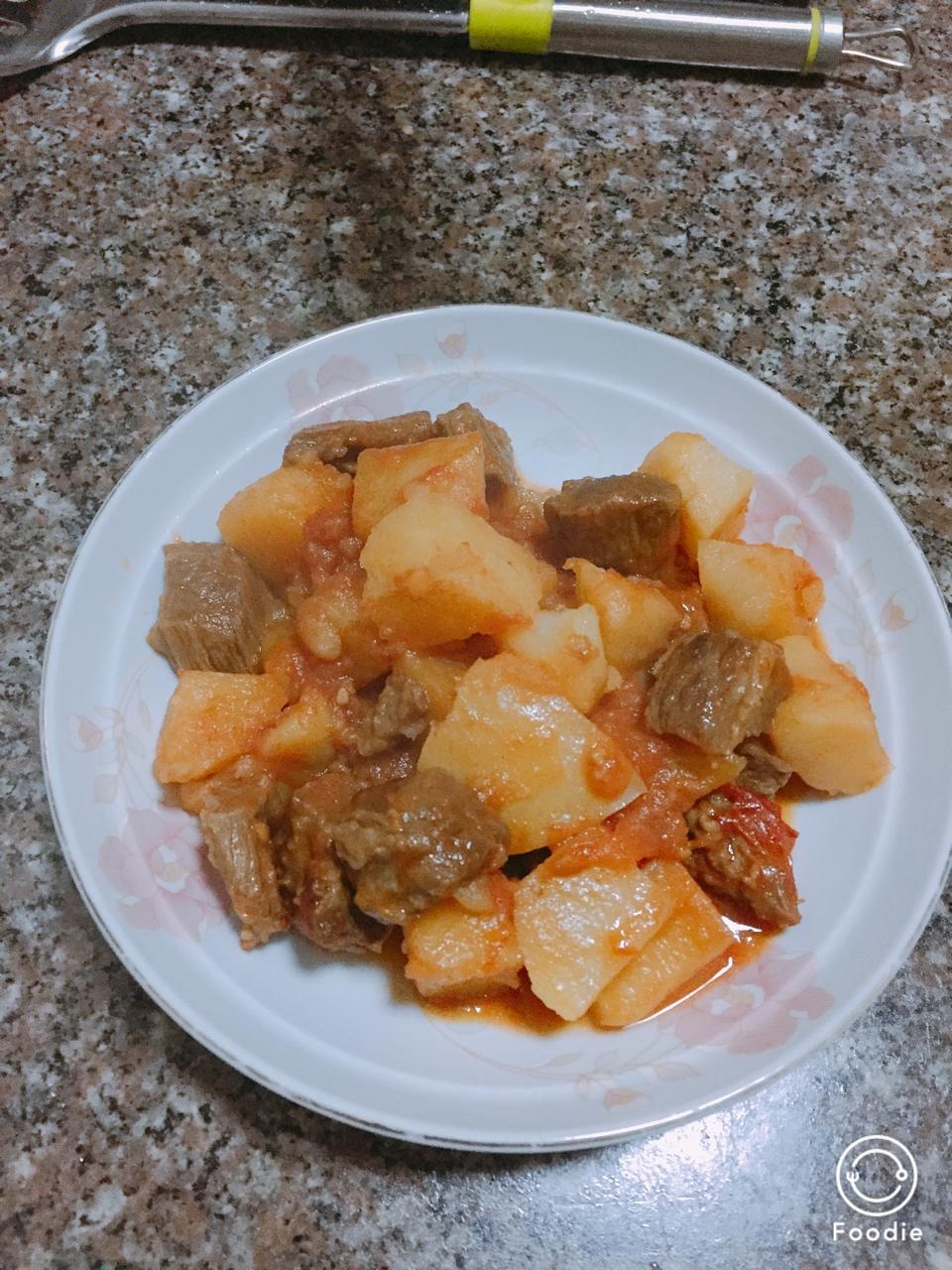 番茄土豆炖牛腩