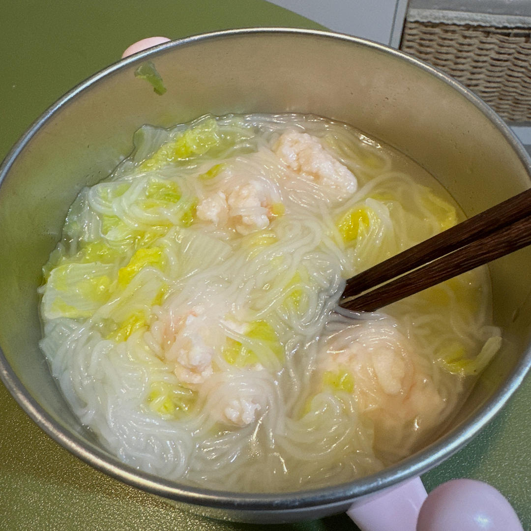 不加粉的Q弹虾滑