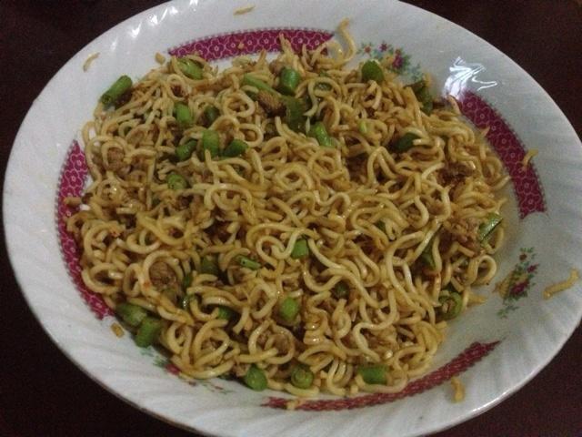 豆角炒面（懒人版）的做法