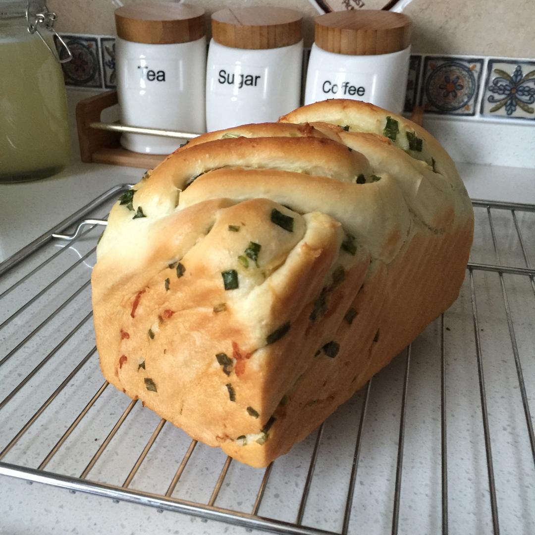 香葱肉松手撕吐司
