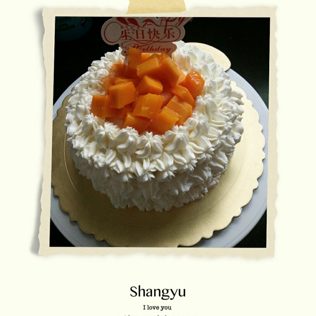 《Tinrry+》草莓奶油蛋糕（8寸配方）