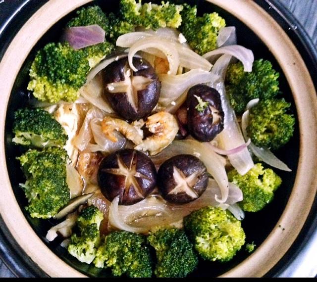 虾仁蒸豆腐