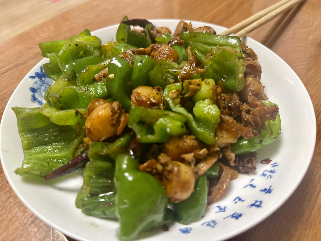 青椒炒扇贝