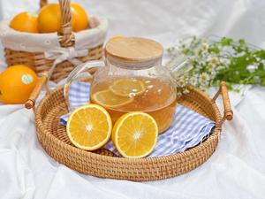 热橙子茶✨酸酸甜甜的冬日治愈系小清新饮品🍹的做法 步骤1