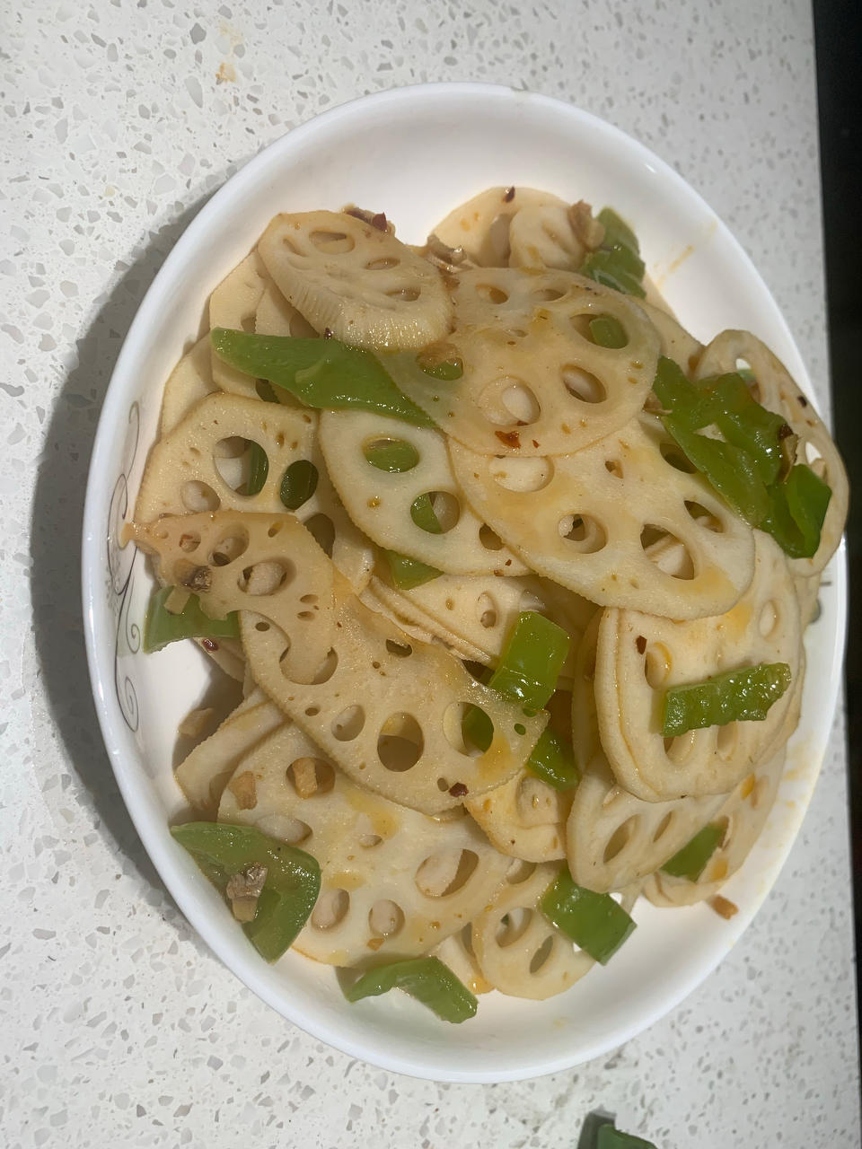 清炒藕片