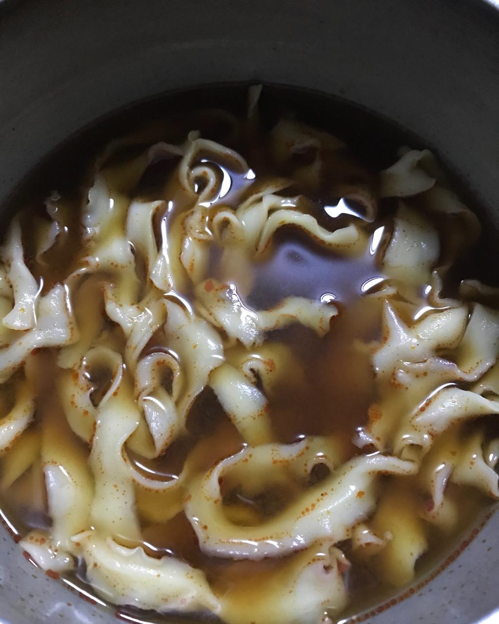 甜柠檬之恋做的自制刀削面