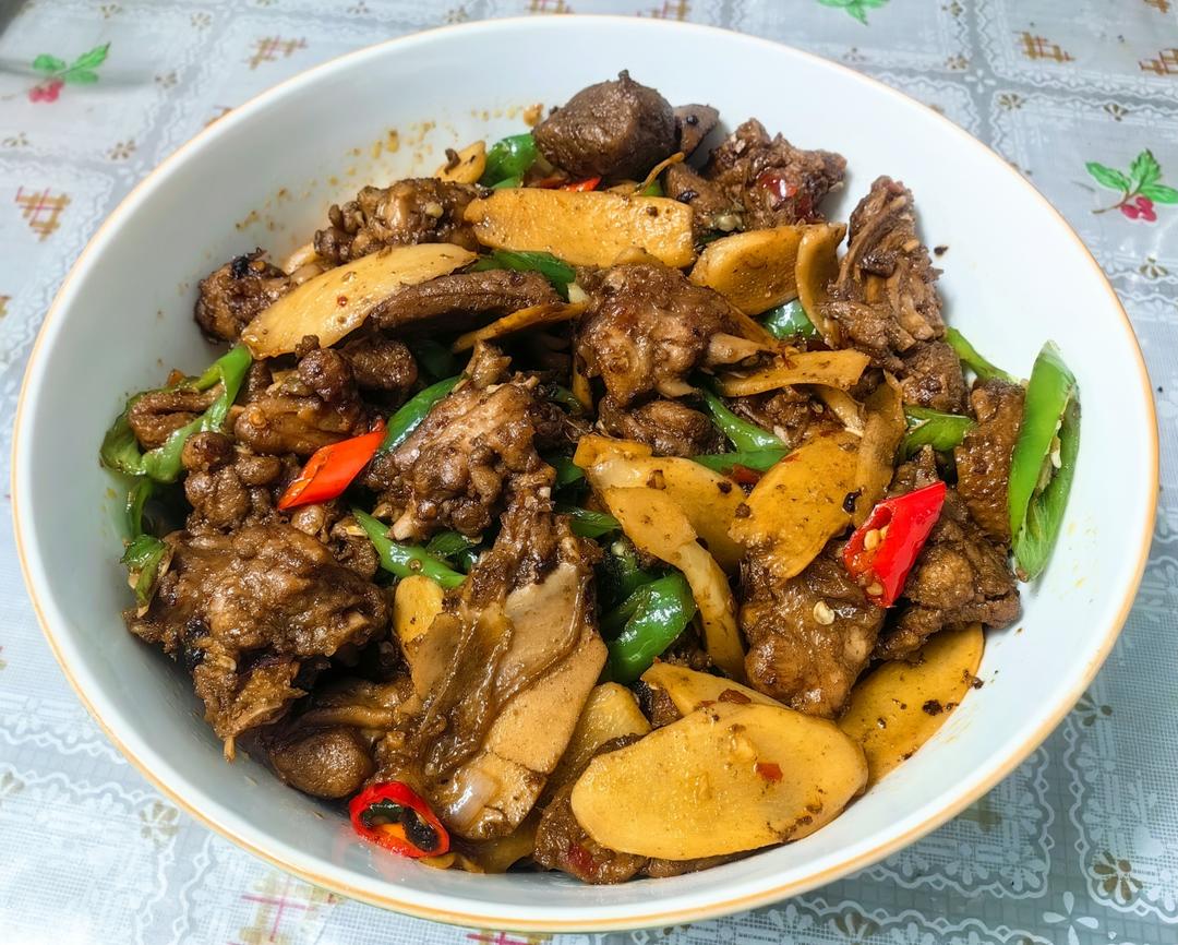 姜爆鸭子（子姜炒鸭子）
