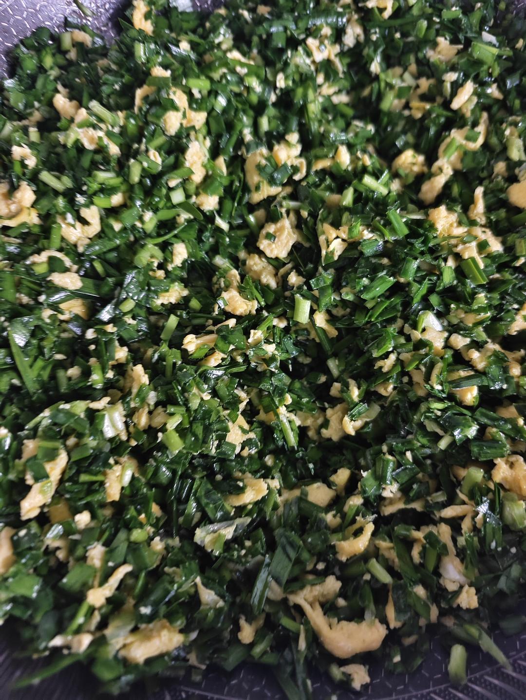 经典的韭菜鸡蛋馅儿饺子 怎么吃都不会腻