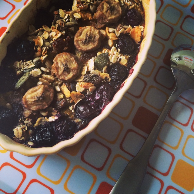 Baked Oatmeal Breakfast 早餐烤燕麦
