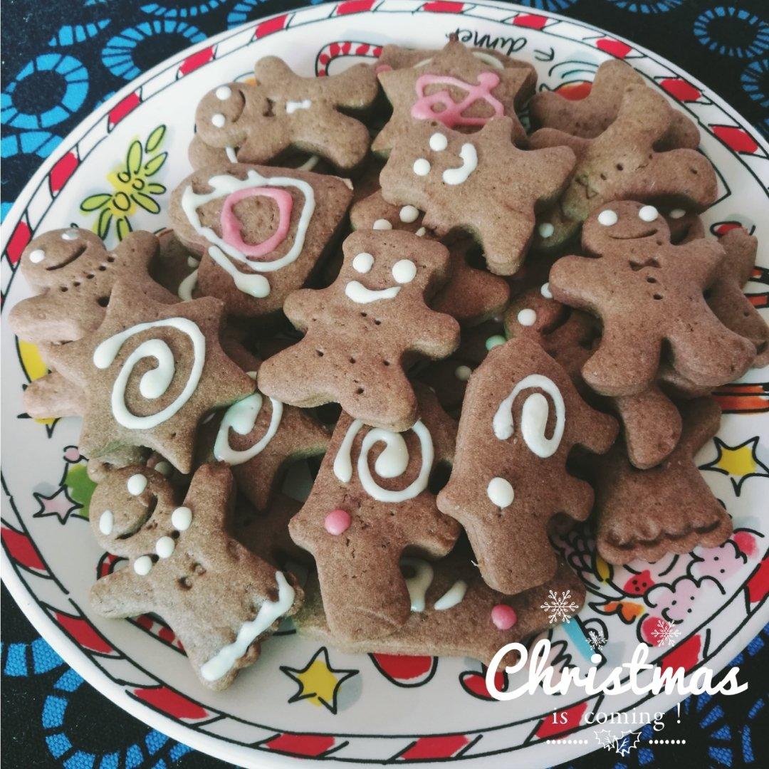 【圣诞】法式姜饼人饼干~姜糖饼干
