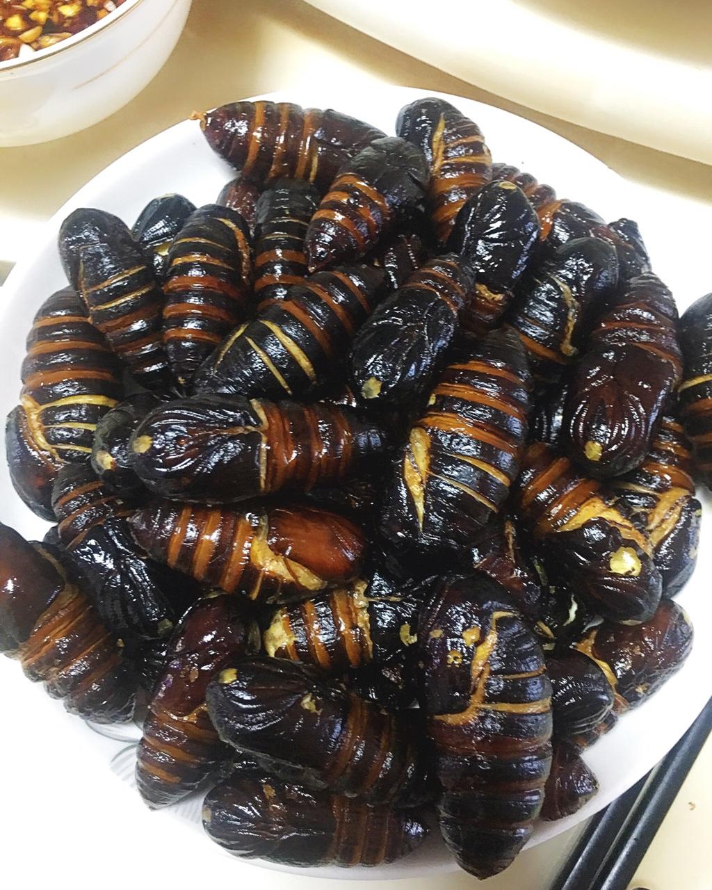 爆炒蚕蛹